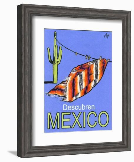 Descubren Mexico-Jean Pierre Got-Framed Art Print
