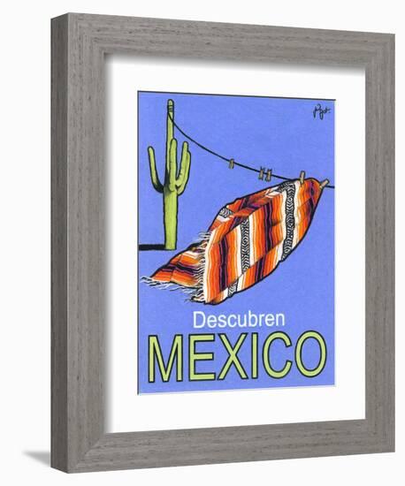 Descubren Mexico-Jean Pierre Got-Framed Art Print