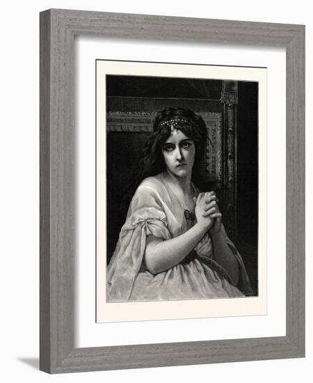 Desdemona. after Cabanal. Desdemona Is a Character in William Shakespeare's Play Othello (C.1601 16-null-Framed Giclee Print