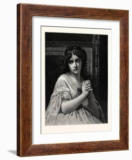 Desdemona. after Cabanal. Desdemona Is a Character in William Shakespeare's Play Othello (C.1601 16-null-Framed Giclee Print