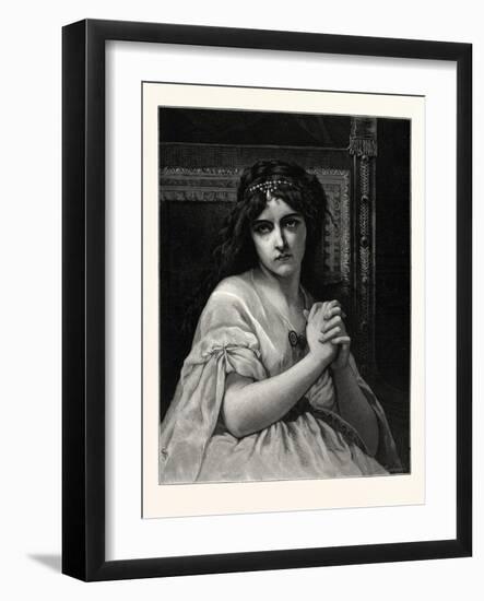 Desdemona. after Cabanal. Desdemona Is a Character in William Shakespeare's Play Othello (C.1601 16-null-Framed Giclee Print