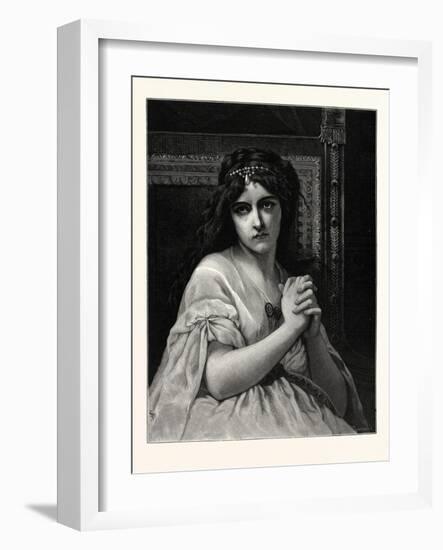 Desdemona. after Cabanal. Desdemona Is a Character in William Shakespeare's Play Othello (C.1601 16-null-Framed Giclee Print