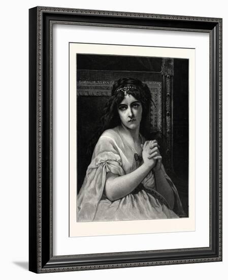 Desdemona. after Cabanal. Desdemona Is a Character in William Shakespeare's Play Othello (C.1601 16-null-Framed Giclee Print