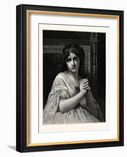 Desdemona. after Cabanal. Desdemona Is a Character in William Shakespeare's Play Othello (C.1601 16-null-Framed Giclee Print