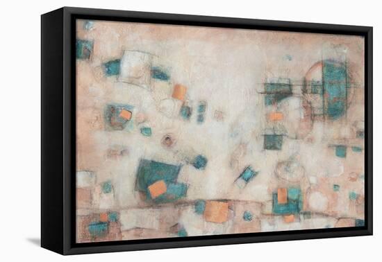 Desert Abstraction-Beverly Crawford-Framed Stretched Canvas