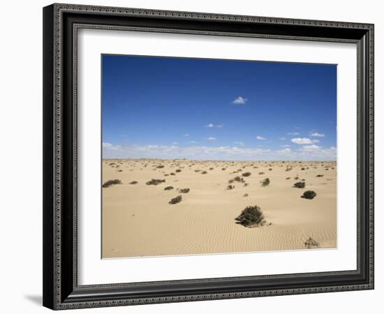 Desert Between Moroccan Border and Nouadhibou, Mauritania, Africa-Jane Sweeney-Framed Photographic Print