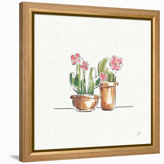 Desert Bloom VI-Daphne Brissonnet-Framed Stretched Canvas