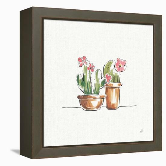Desert Bloom VI-Daphne Brissonnet-Framed Stretched Canvas