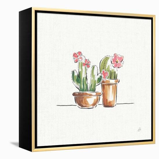 Desert Bloom VI-Daphne Brissonnet-Framed Stretched Canvas