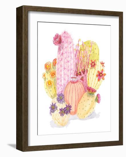 Desert Cacti-Kerstin Stock-Framed Art Print