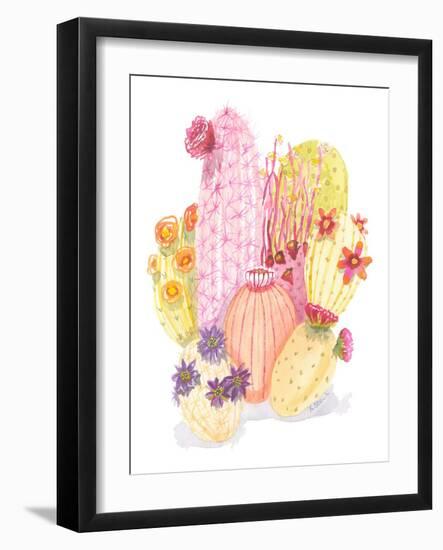 Desert Cacti-Kerstin Stock-Framed Art Print