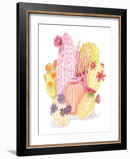 Desert Cacti-Kerstin Stock-Framed Art Print