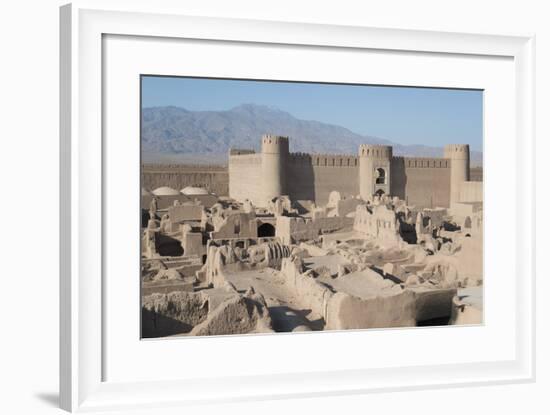 Desert Citadel, Rayen, Iran, Western Asia-Eitan Simanor-Framed Photographic Print