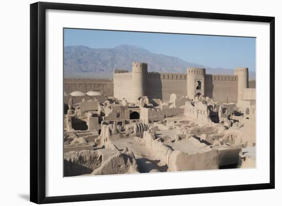 Desert Citadel, Rayen, Iran, Western Asia-Eitan Simanor-Framed Photographic Print