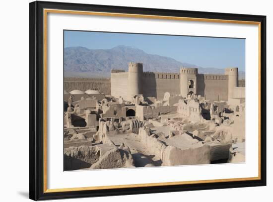 Desert Citadel, Rayen, Iran, Western Asia-Eitan Simanor-Framed Photographic Print