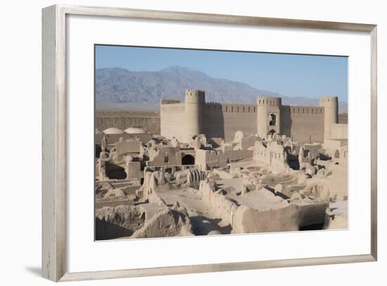 Desert Citadel, Rayen, Iran, Western Asia-Eitan Simanor-Framed Photographic Print