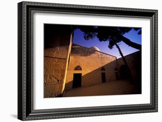Desert Courtyard Sunlight, Syria-Charles Glover-Framed Art Print