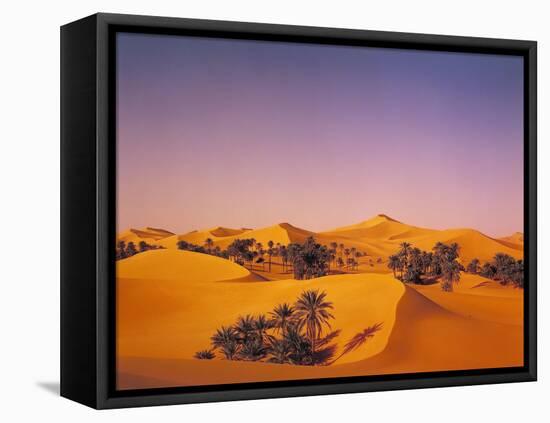 Desert, Dunes, Palms-Thonig-Framed Premier Image Canvas