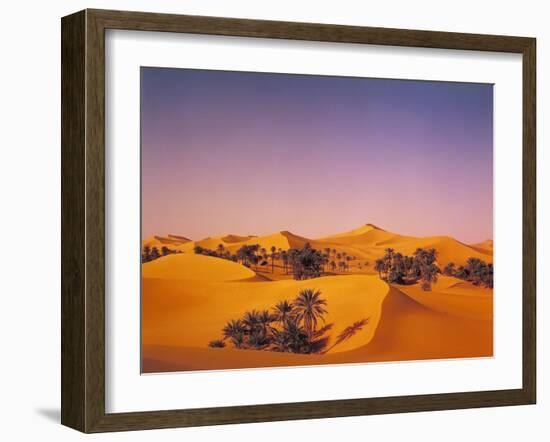 Desert, Dunes, Palms-Thonig-Framed Photographic Print