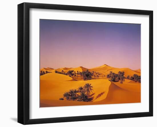 Desert, Dunes, Palms-Thonig-Framed Photographic Print