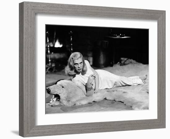 DESERT FURY, Lizabeth Scott, 1947 (b/w photo)-null-Framed Photo