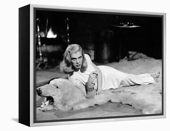 DESERT FURY, Lizabeth Scott, 1947 (b/w photo)-null-Framed Stretched Canvas