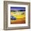 Desert Heat-Maya Green-Framed Art Print