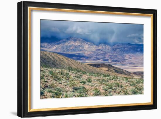 Desert Hills and Spring Storm, Death Valley-null-Framed Photographic Print