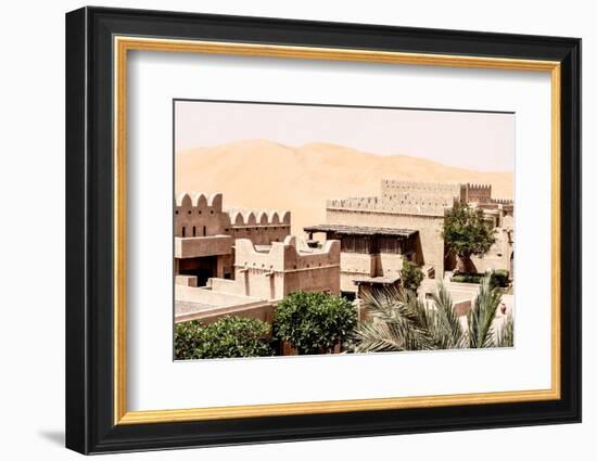 Desert Home - Above the Rooftops-Philippe HUGONNARD-Framed Photographic Print