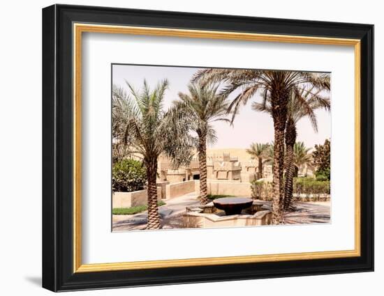 Desert Home - Among the Palm Trees-Philippe HUGONNARD-Framed Photographic Print