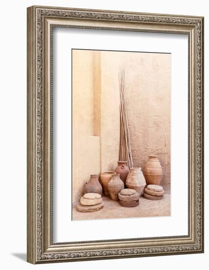 Desert Home - Antique Jars-Philippe HUGONNARD-Framed Photographic Print