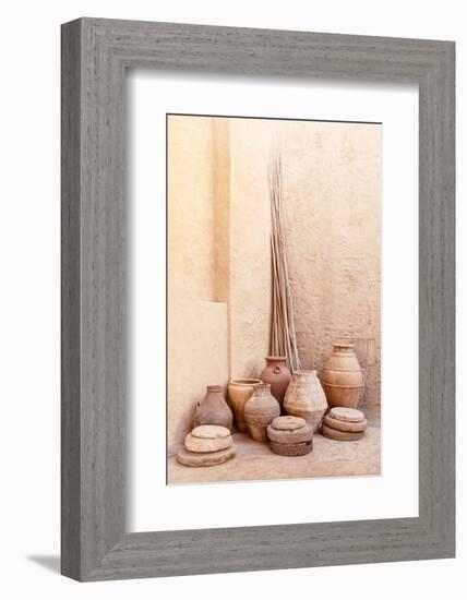 Desert Home - Antique Jars-Philippe HUGONNARD-Framed Photographic Print
