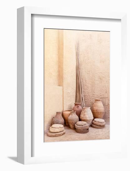 Desert Home - Antique Jars-Philippe HUGONNARD-Framed Photographic Print