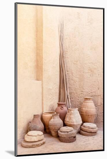 Desert Home - Antique Jars-Philippe HUGONNARD-Mounted Photographic Print