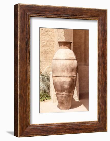 Desert Home - Antique Terracotta Jar-Philippe HUGONNARD-Framed Photographic Print