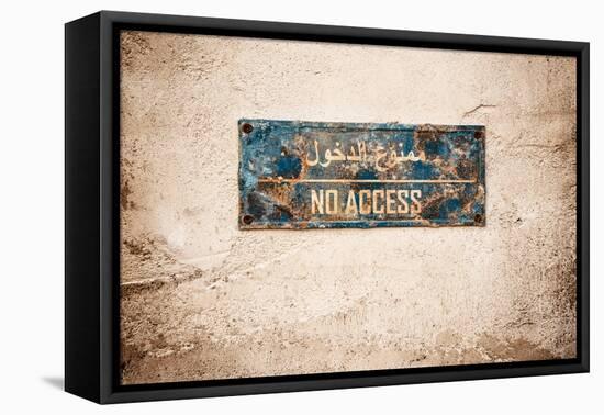 Desert Home - No Access-Philippe HUGONNARD-Framed Premier Image Canvas