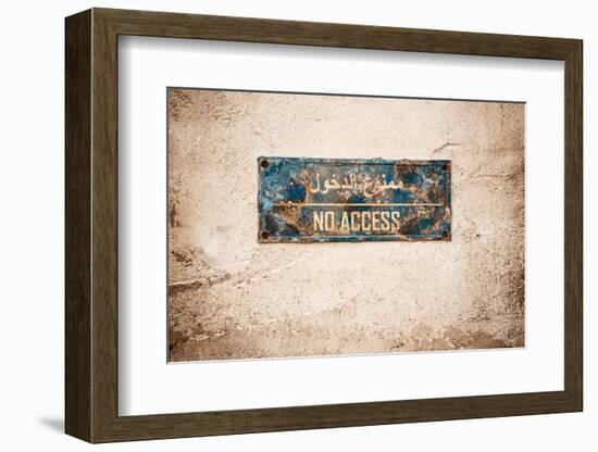 Desert Home - No Access-Philippe HUGONNARD-Framed Photographic Print