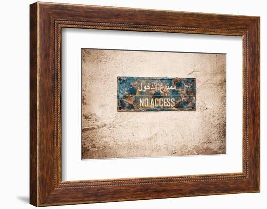 Desert Home - No Access-Philippe HUGONNARD-Framed Photographic Print