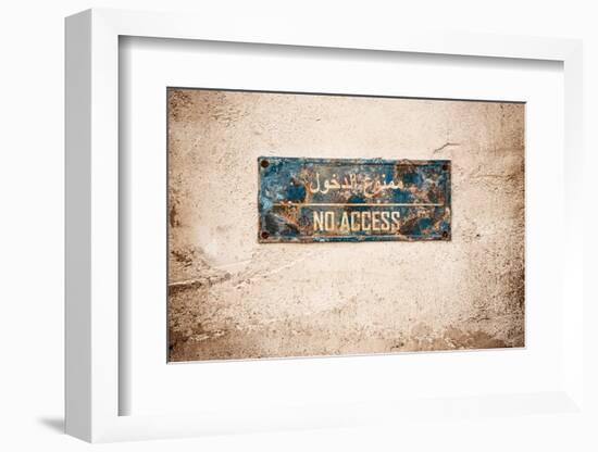 Desert Home - No Access-Philippe HUGONNARD-Framed Photographic Print