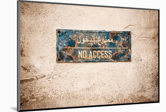 Desert Home - No Access-Philippe HUGONNARD-Mounted Photographic Print