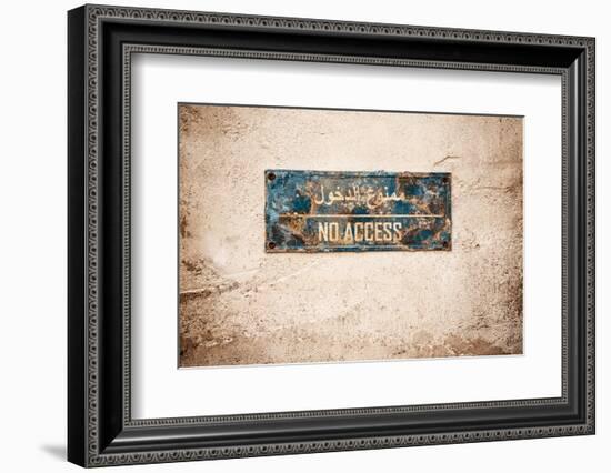 Desert Home - No Access-Philippe HUGONNARD-Framed Photographic Print