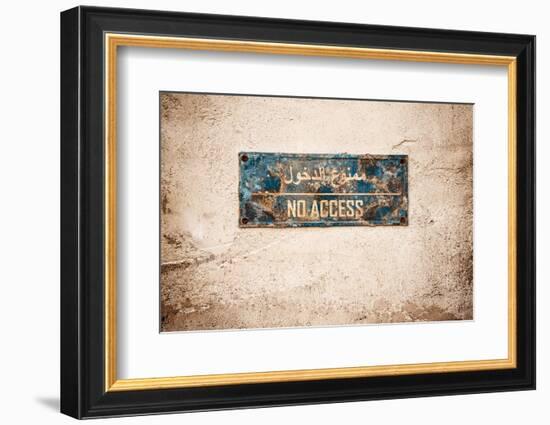 Desert Home - No Access-Philippe HUGONNARD-Framed Photographic Print