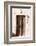 Desert Home - Old Brown Door-Philippe HUGONNARD-Framed Photographic Print