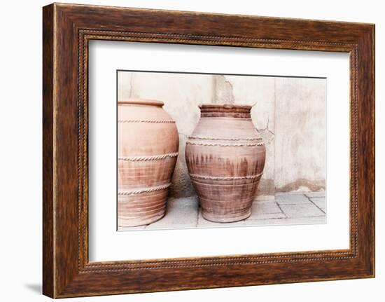 Desert Home - Old Jars-Philippe HUGONNARD-Framed Photographic Print