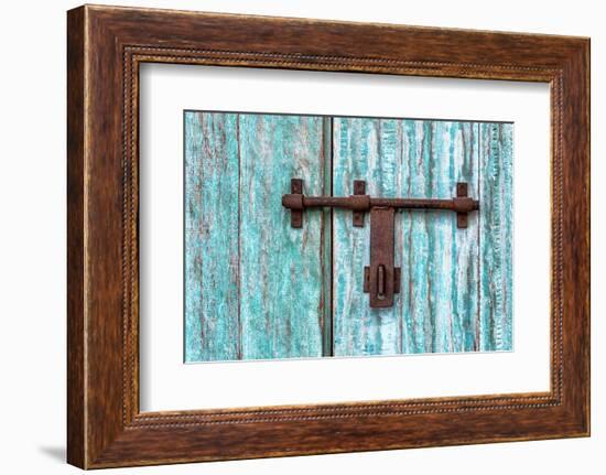 Desert Home - Old Lock-Philippe HUGONNARD-Framed Photographic Print