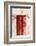 Desert Home - Old Red Door-Philippe HUGONNARD-Framed Photographic Print