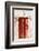 Desert Home - Old Red Door-Philippe HUGONNARD-Framed Photographic Print