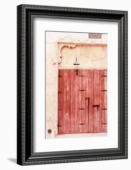 Desert Home - Old Red Shutters-Philippe HUGONNARD-Framed Photographic Print