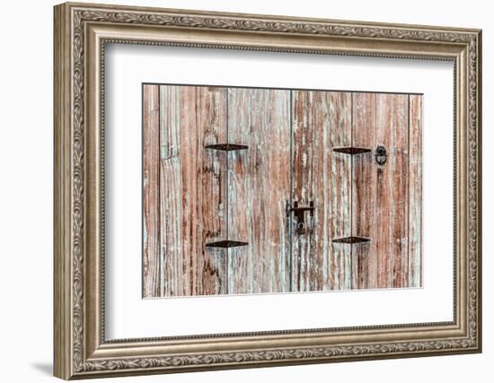 Desert Home - Old Wooden Shutter-Philippe HUGONNARD-Framed Photographic Print