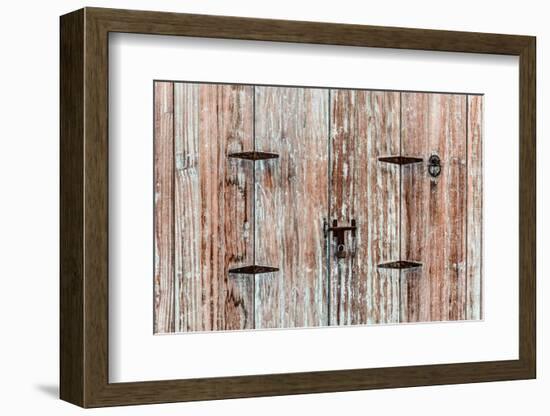 Desert Home - Old Wooden Shutter-Philippe HUGONNARD-Framed Photographic Print